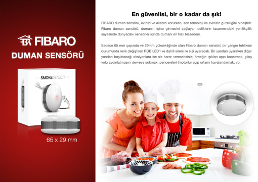 Fibaro Duman Sensörü Z-Wave - Görsel 2